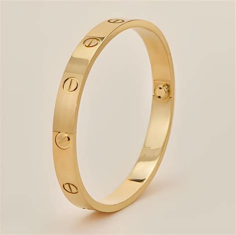 gold cartier love bracelet dupe|750 18 cartier ip 6688.